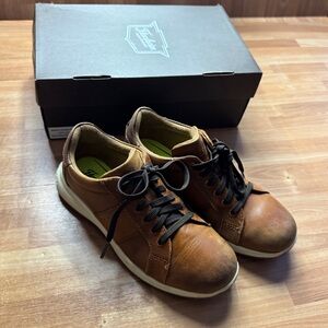 Florsheim brown leather boys casual dress shoes size 3.5